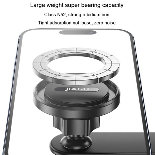JIAGU Car Suction Cup Type Magsafe Mobile Phone Bracket Telescopic Instrument Panel Car Navigation Rack(Black) - Universal Car Holders by JIAGU | Online Shopping UK | buy2fix