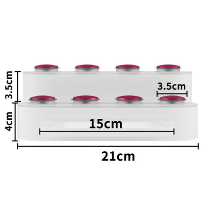 For Dyson Airwrap Storage Rack Can Store 8 Attachment(Rose Red) - For Dyson Accessories by buy2fix | Online Shopping UK | buy2fix