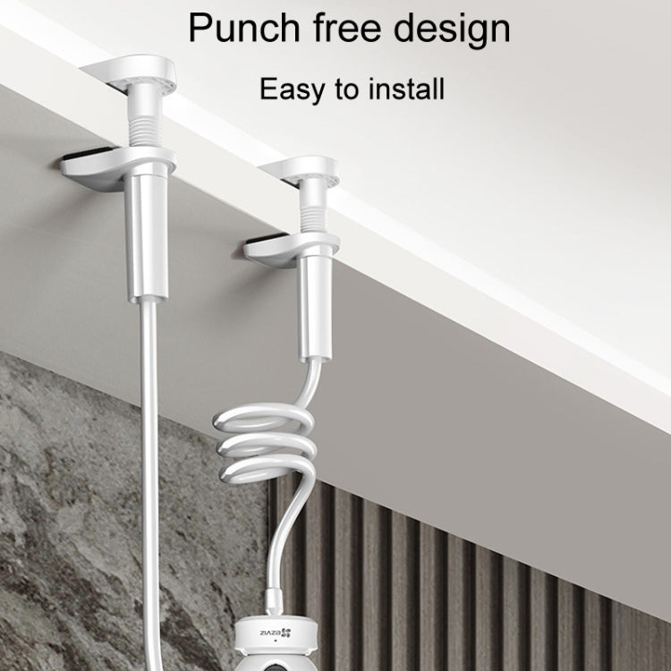 Punch-Free Surveillance Camera Mounting Bracket Cabinet Ceiling Rack, Model: Black 110cm by buy2fix