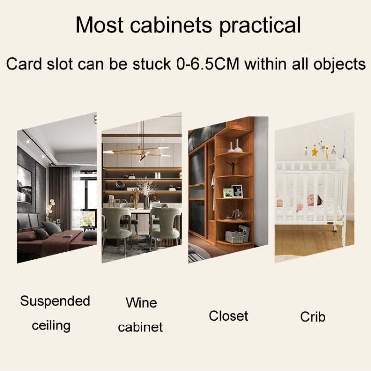 Punch-Free Surveillance Camera Mounting Bracket Cabinet Ceiling Rack, Model: White 50cm by buy2fix