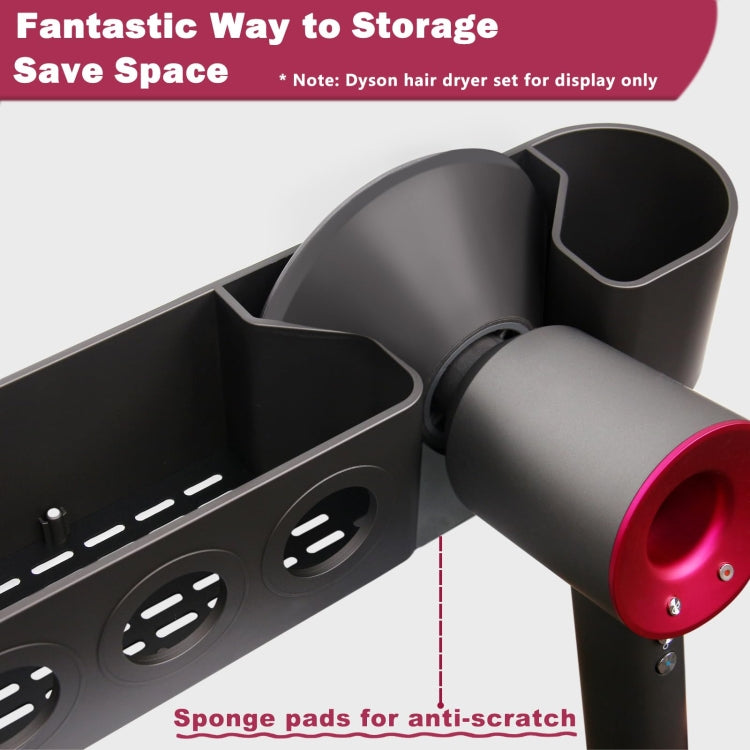 For Dyson Hair Dryer  HD08  Bracket Bathroom Storage Organizer Shelf - For Dyson Accessories by buy2fix | Online Shopping UK | buy2fix