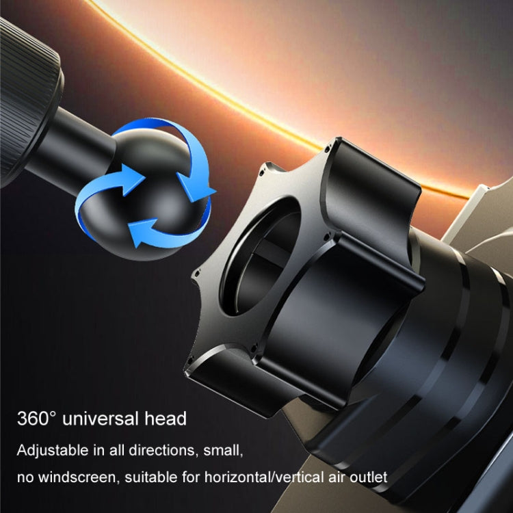 Car Magsafe Wireless Charger Transparent Induction 120W Fast Charging Universal Mobile Phone Bracket(Black) by buy2fix