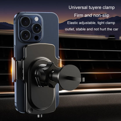 Car Magsafe Wireless Charger Transparent Induction 120W Fast Charging Universal Mobile Phone Bracket(Black) by buy2fix