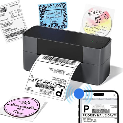 Phomemo PM245-BT Bluetooth Shipping Label Printer Support Labels Width  1- 4.6 Inch(US Plug) - Receipt Printers by Phomemo | Online Shopping UK | buy2fix