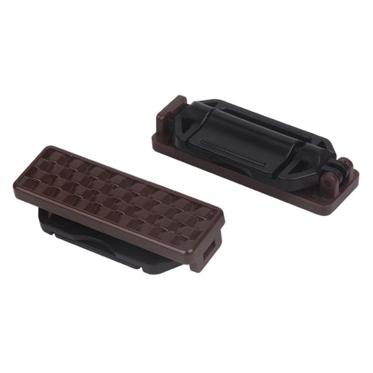 Car Safety Belt Limiter Buckle Anti-Strangle Clip(Brown)