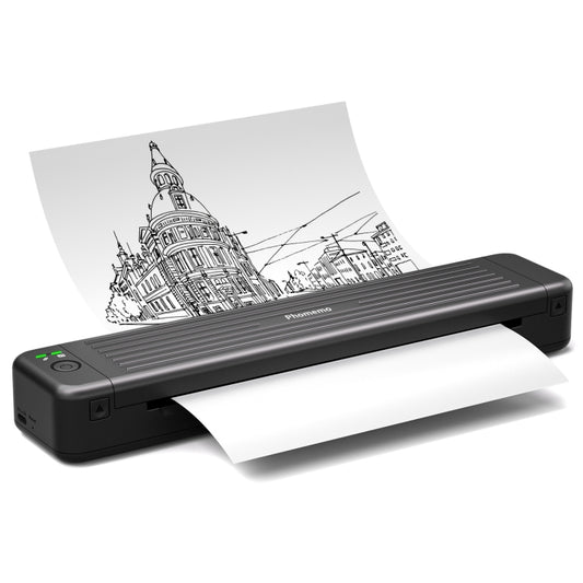 Phomemo P831 Bluetooth Portable Thermal Transfer Printer Support A4 / Letter / A5 / B5 Plain Paper Printing(Black) - Receipt Printers by Phomemo | Online Shopping UK | buy2fix