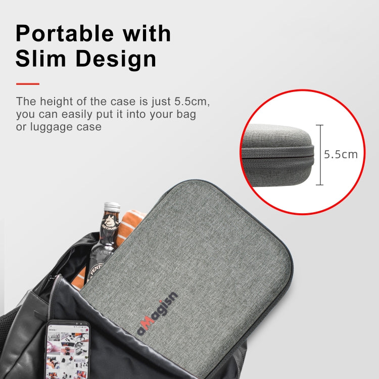 For Insta360 X5 / X4 aMagisn Medium Storage Bag Clutch Bag Protective Case - Case & Bags by aMagisn | Online Shopping UK | buy2fix