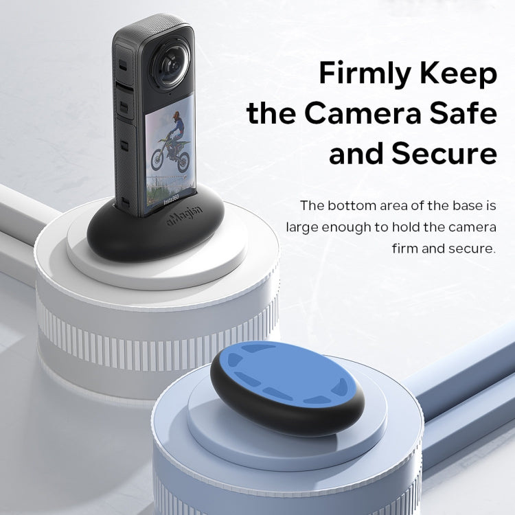 For Insta360 X4 aMagisn Silicone Base Vehicle Mounted Fixed Non-slip Holder With Double Dided Glue by aMagisn