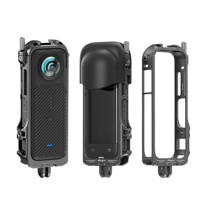 For Insta360 X4 AMagisn Metal Protective Housing Frame 2 Claws Rabbit Cage by aMagisn