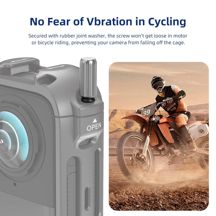 For Insta360 X4 AMagisn Metal Protective Housing Frame 2 Claws Rabbit Cage by aMagisn
