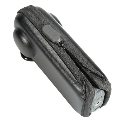 For Insta360 X4 Mini Storage Case PU Bag Sport Camera Protector With Hook(Black) by buy2fix