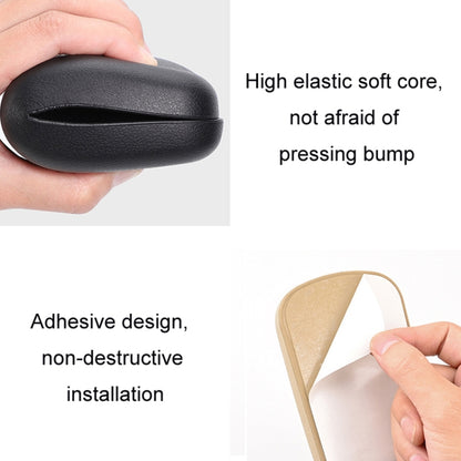 Car Driver Door Booster Pad Center Armrest Box Pad(Black) by buy2fix