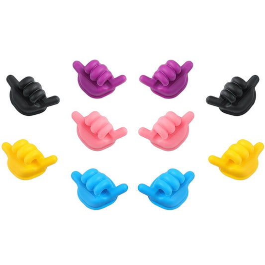 Car Front Storage Hook Desk Organization, Random Color Delivery, Size: 10pcs Small by buy2fix