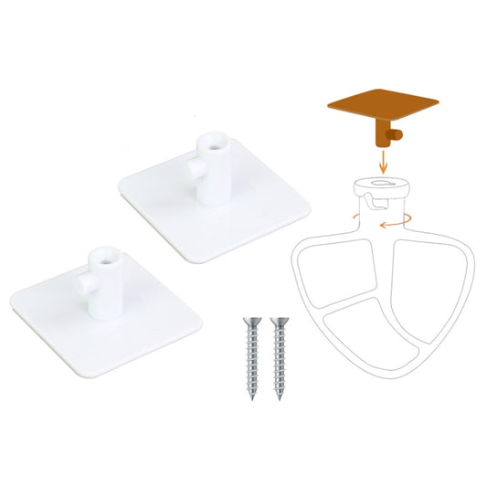 For KitchenAid Mixer 2pcs Attachments Holders Storage Hook Accessory Organizer - Food Disposer Parts by buy2fix | Online Shopping UK | buy2fix