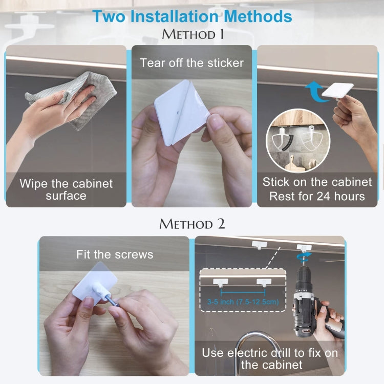 For KitchenAid Mixer 2pcs Attachments Holders Storage Hook Accessory Organizer - Food Disposer Parts by buy2fix | Online Shopping UK | buy2fix
