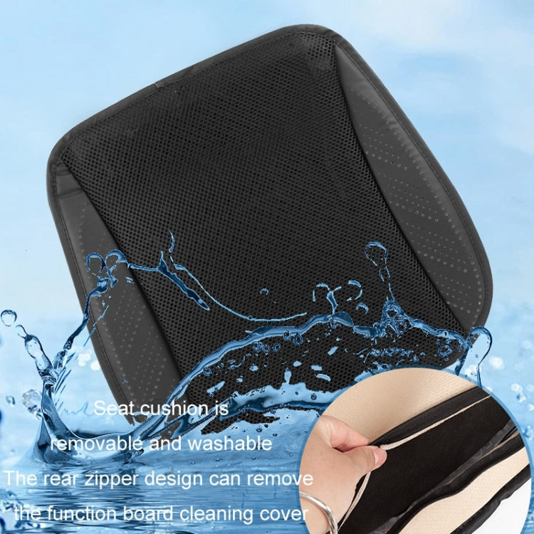 Car USB Summer Cool Ventilated Breathable Seat Cushion(Blue 8 Sets Fan) by buy2fix