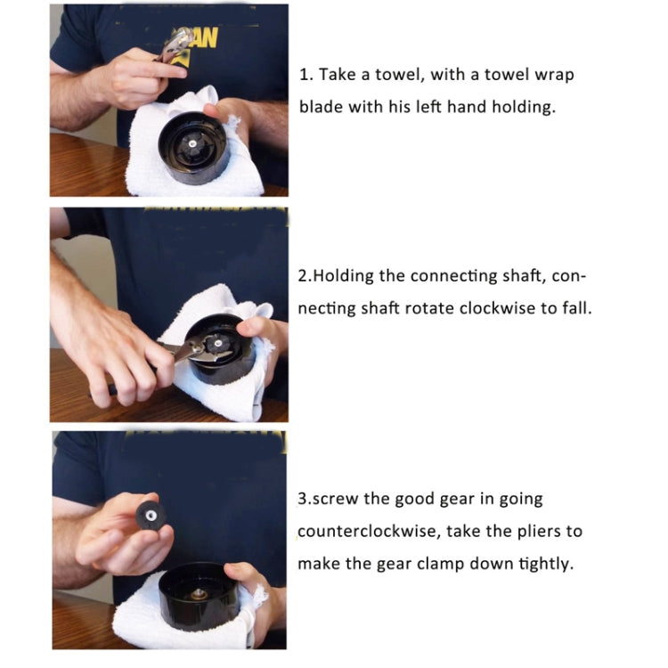 For Magic Bullet 250W Blender Juicer 2pcs Base Gear Blade Gear Replacement Part, Spec: Glue Wheel by buy2fix