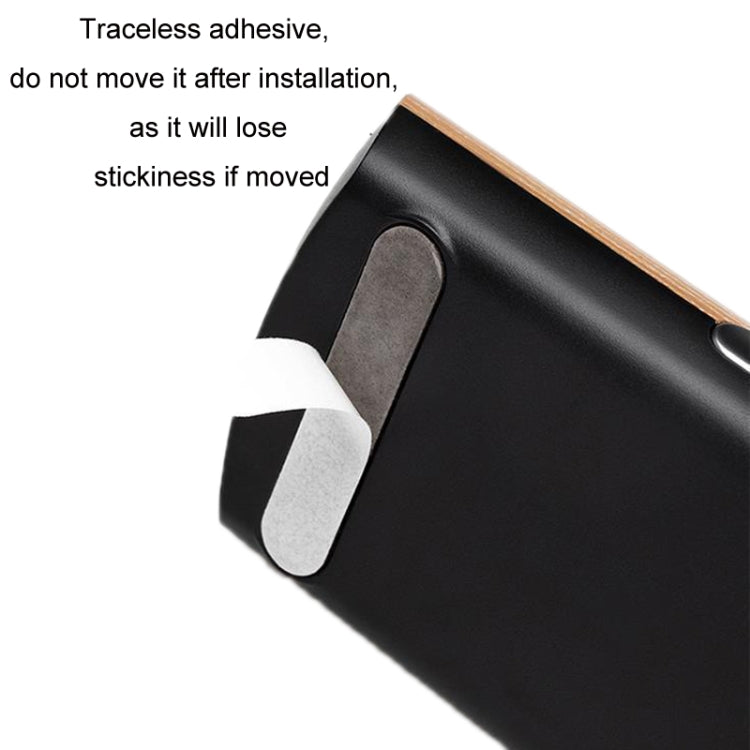 Hidden Luminous Temporary Parking Sign With Car Number, Color: Pure White by buy2fix