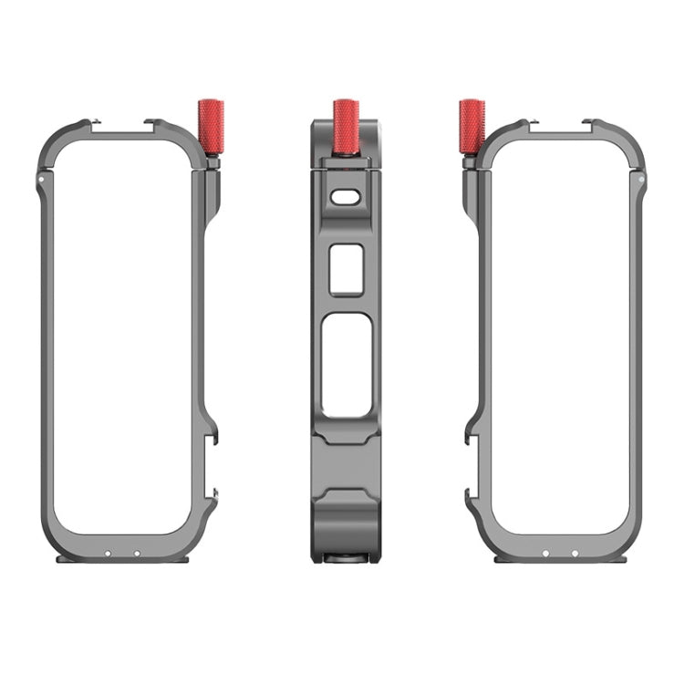 For Insta360 X4 Metal Frame Action Camera Rabbit Cage Expansion Bracket by buy2fix