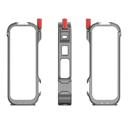 For Insta360 X4 Metal Frame Action Camera Rabbit Cage Expansion Bracket by buy2fix