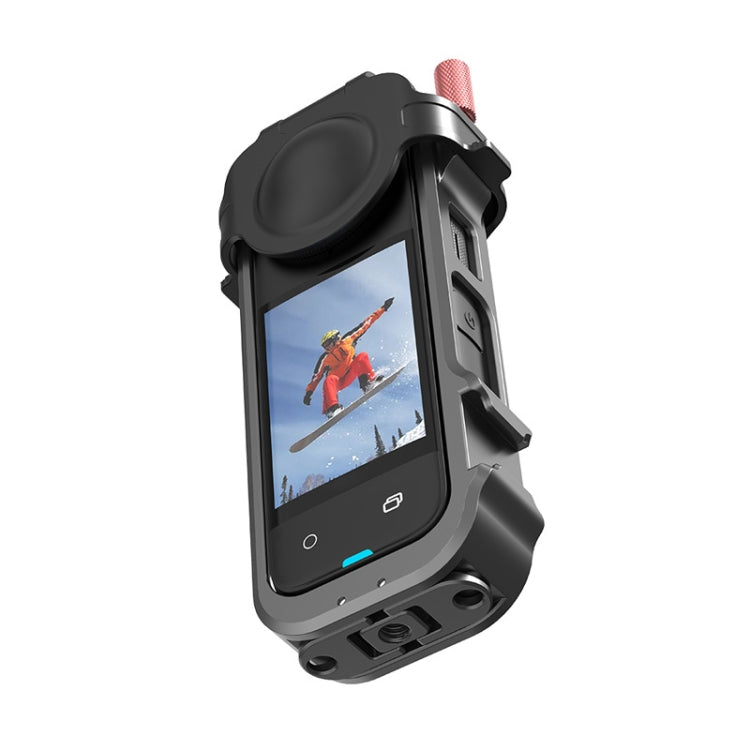 For Insta360 X4 Metal Frame Action Camera Rabbit Cage Expansion Bracket by buy2fix