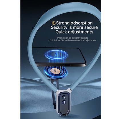 Magnetic Hanging Neck Holder For Mobile Phones/Action Cameras(Black) by buy2fix