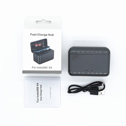 For Insta360 X4 Charging Hub Battery Charging Box by buy2fix