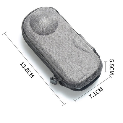 For Insta360 X4 Mini Storage Bag Lightweight Waterproof Body Box(Light Gray) by buy2fix