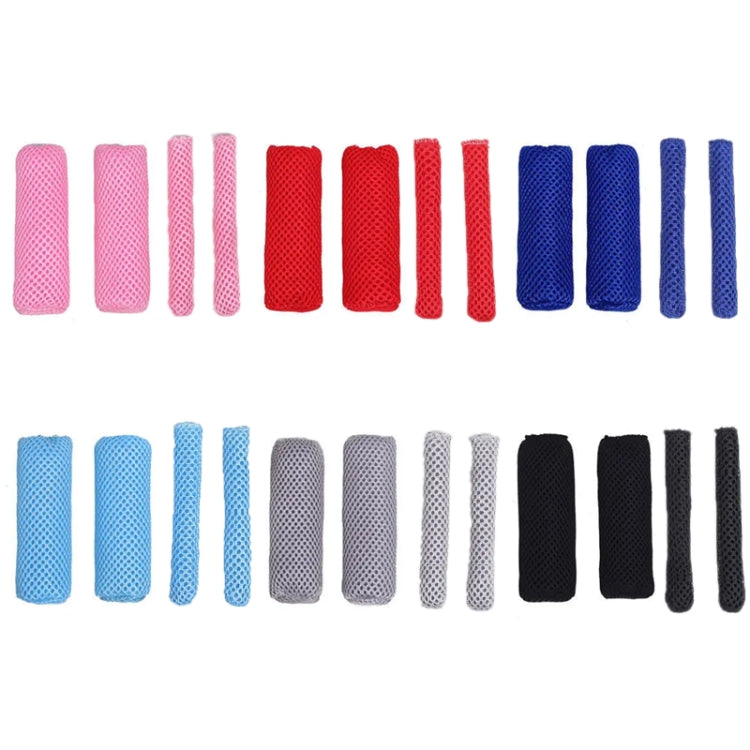 Summer Ice Silk Sweat-absorbent Breathable Electric Vehicle Grips, Color: Red - Grips by buy2fix | Online Shopping UK | buy2fix