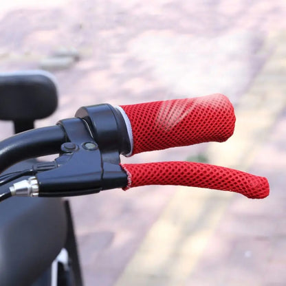Summer Ice Silk Sweat-absorbent Breathable Electric Vehicle Grips, Color: Navy Blue - Grips by buy2fix | Online Shopping UK | buy2fix