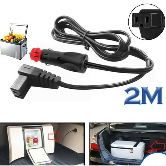 Car Mini Refrigerator Compressor Cigarette Lighter German Plug Power Cord(60SE0195) by buy2fix
