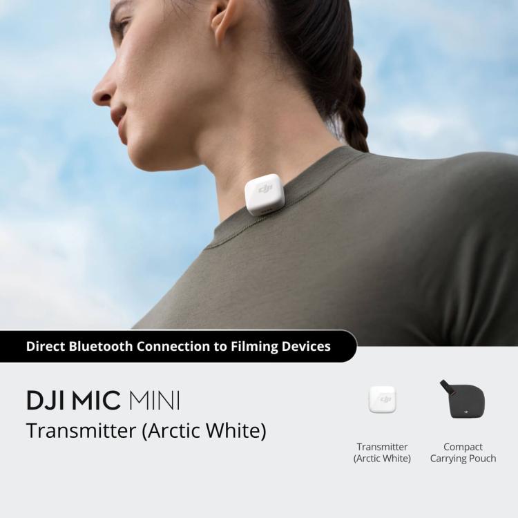 Original DJI Mic Mini Transmitter(White) - Microphone by DJI | Online Shopping UK | buy2fix