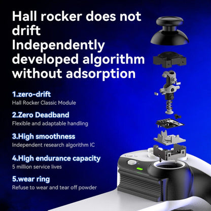 D9 Wireless Phone Stretching Game Controller For Switch / PS3 / PS4(White) by buy2fix