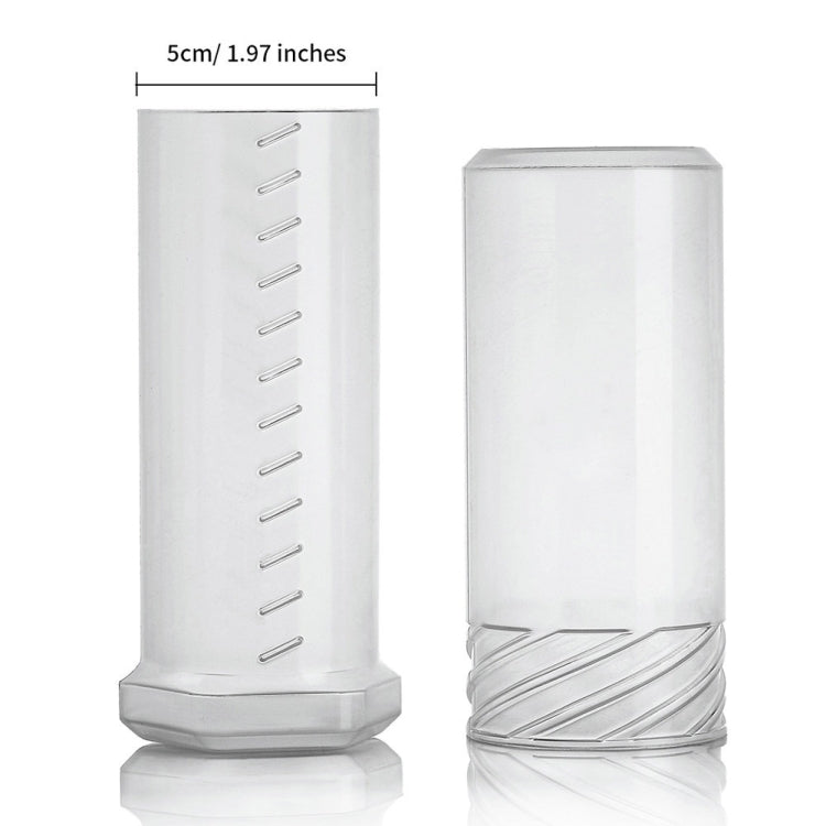 Transparent Plastic Travel Beard Brush Storage Tube - Shavers Parts by buy2fix | Online Shopping UK | buy2fix