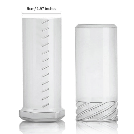 Transparent Plastic Travel Beard Brush Storage Tube - Shavers Parts by buy2fix | Online Shopping UK | buy2fix