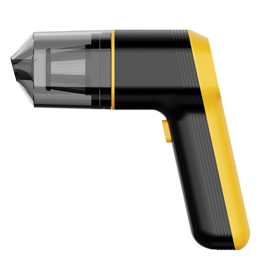 6-in-1 Car Handheld Vacuum Cleaner Multifunctional Strong Suction Air Pump, Color: Standard Yellow by buy2fix