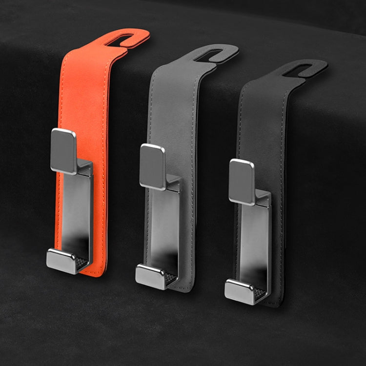 Car Multifunctional Hidden Hook Seat Back Storage Hook(Orange) by buy2fix