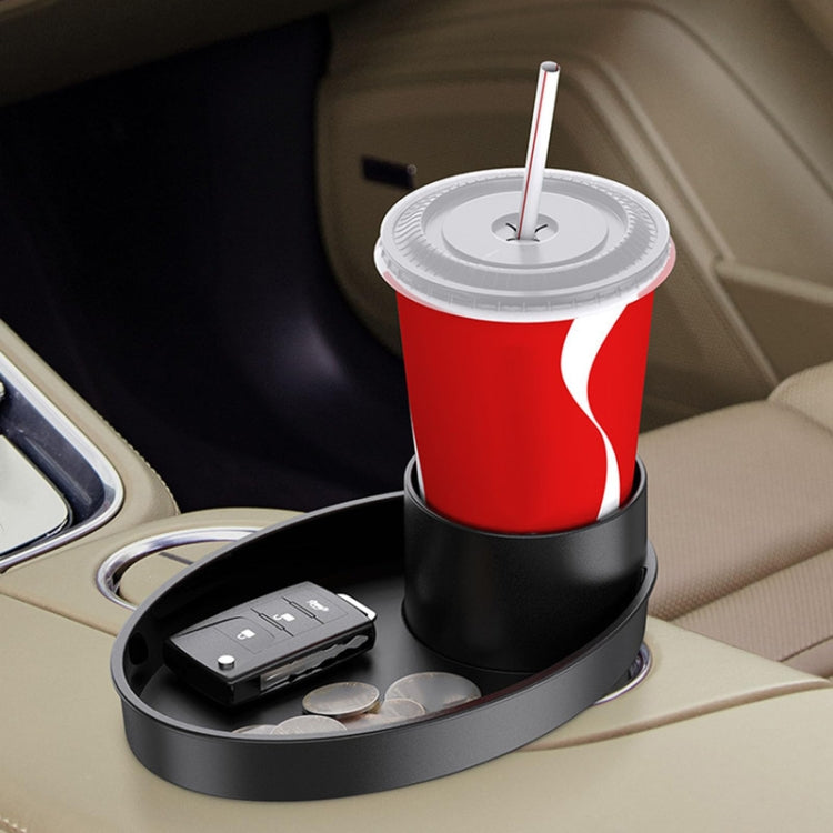 Car Drink Cup Holder Portable Hook Storage Rack(Black) by buy2fix