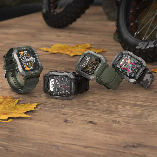 C20Plus 1.81-inch Health Monitoring Waterproof Bluetooth Call Smart Watch, Color: Green by buy2fix