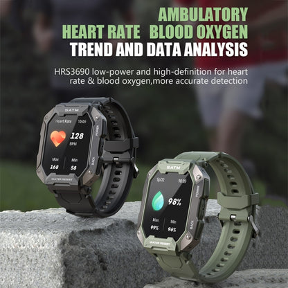 C20Plus 1.81-inch Health Monitoring Waterproof Bluetooth Call Smart Watch, Color: Green by buy2fix