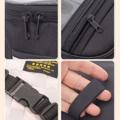 Electric Bike Riding Hanging Bag Large Capacity Waterproof Bicycle Front Hanging Bag(Grey) by buy2fix