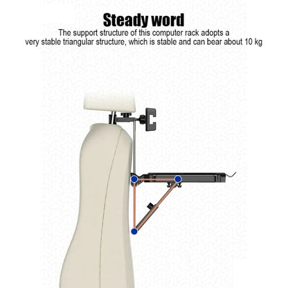 SD-1508D Car Dining Table Rear Foldable Storage Rack Computer Stand by buy2fix