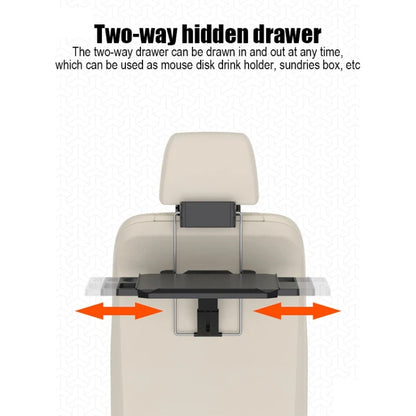 SD-1528D Car Dining Table Rear Foldable Storage Rack Computer Stand by buy2fix