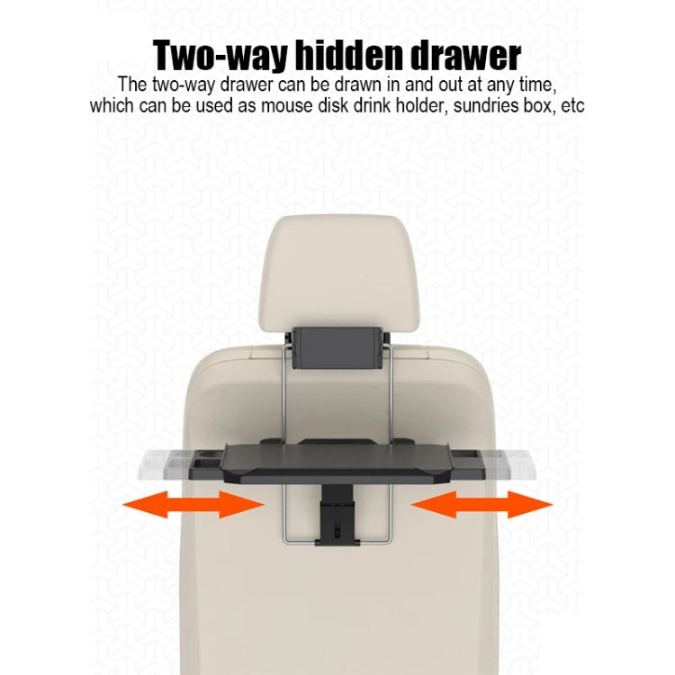 SD-1508D Car Dining Table Rear Foldable Storage Rack Computer Stand by buy2fix