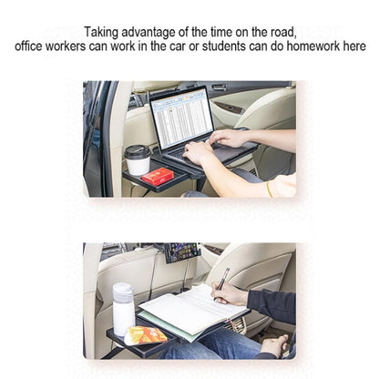 SD-1528D Car Dining Table Rear Foldable Storage Rack Computer Stand by buy2fix