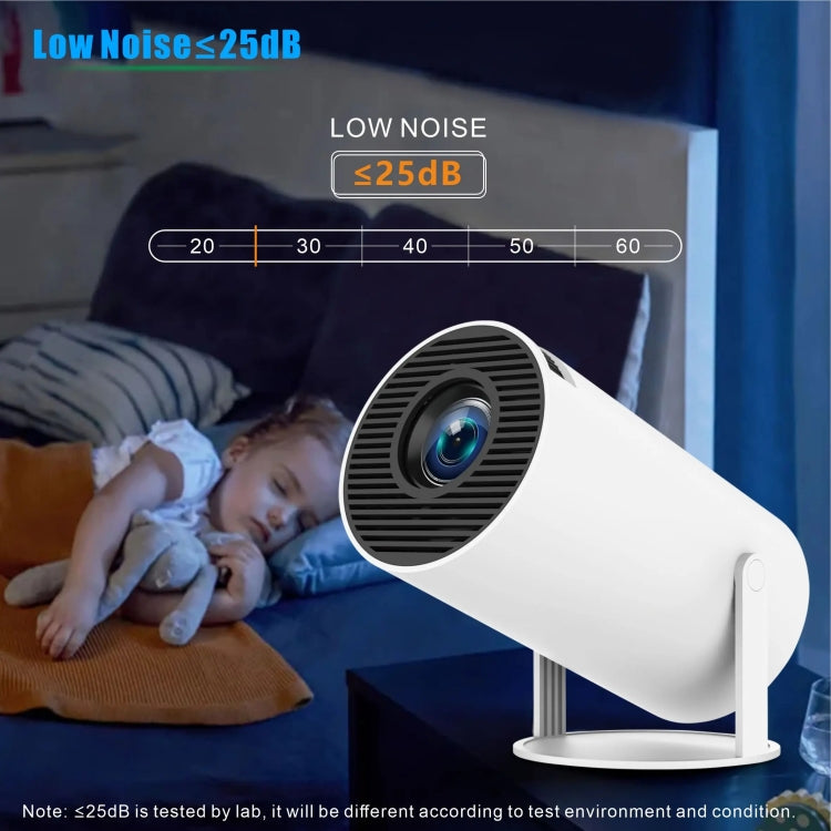 HY300 PRO Smart Projector Android 11.0 System 160 Lumen Portable Projector(EU Plug) - Mini Projector by buy2fix | Online Shopping UK | buy2fix
