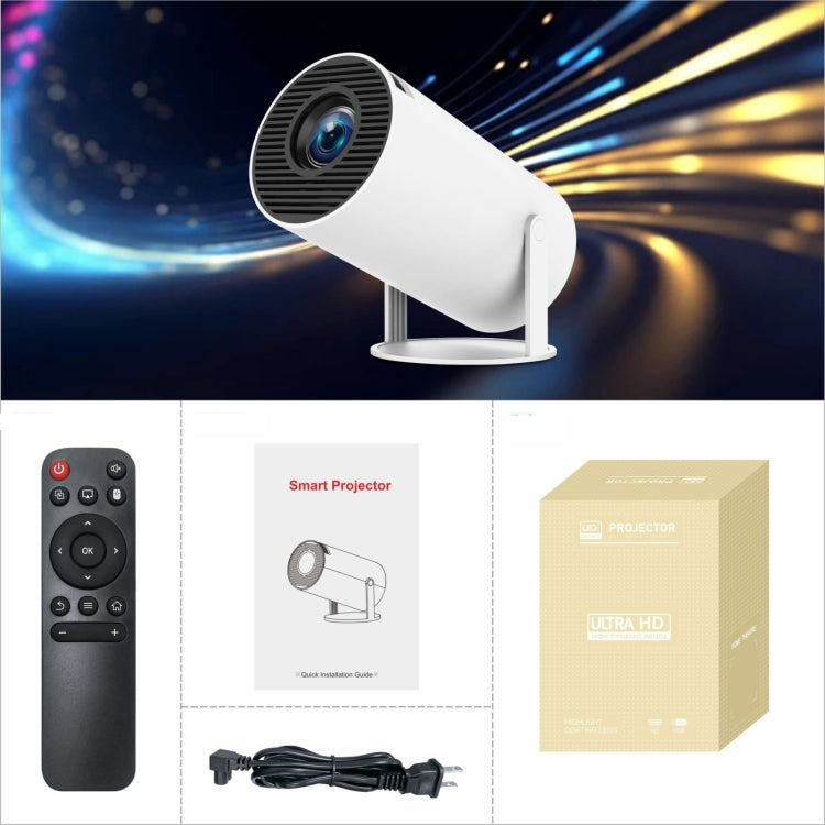 HY300 PRO Smart Projector Android 11.0 System 160 Lumen Portable Projector(EU Plug) - Mini Projector by buy2fix | Online Shopping UK | buy2fix