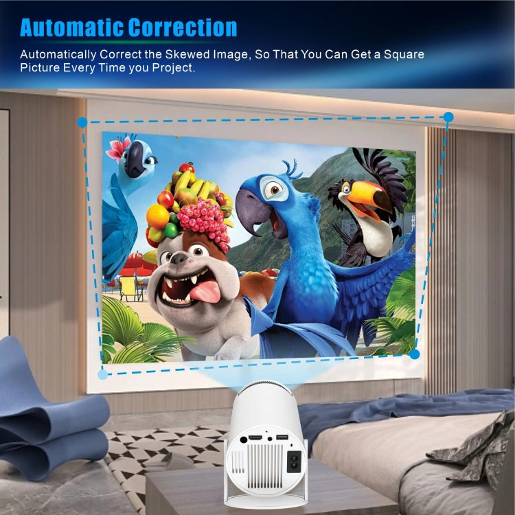 HY300 PRO Smart Projector Android 11.0 System 160 Lumen Portable Projector(EU Plug) - Mini Projector by buy2fix | Online Shopping UK | buy2fix