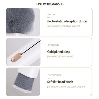Car Air Conditioner Air Outlet Gap Dust Cleaning Soft Brush(Grey) - Car washing supplies by buy2fix | Online Shopping UK | buy2fix