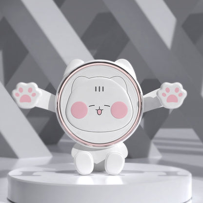 ICARER FAMILY AK-01 Car Air Outlet Cartoon Phone Holder Car Navigation Gravity Support Frame(White) by ICARER FAMILY